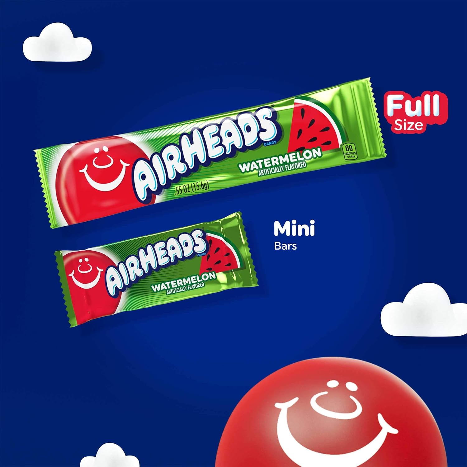 Chewy, tangy Airheads candy