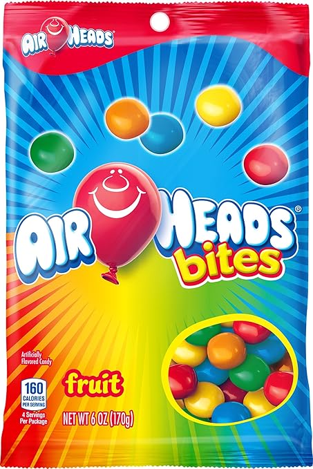 Airheads Bites Original Fruit, 6 oz Bag
